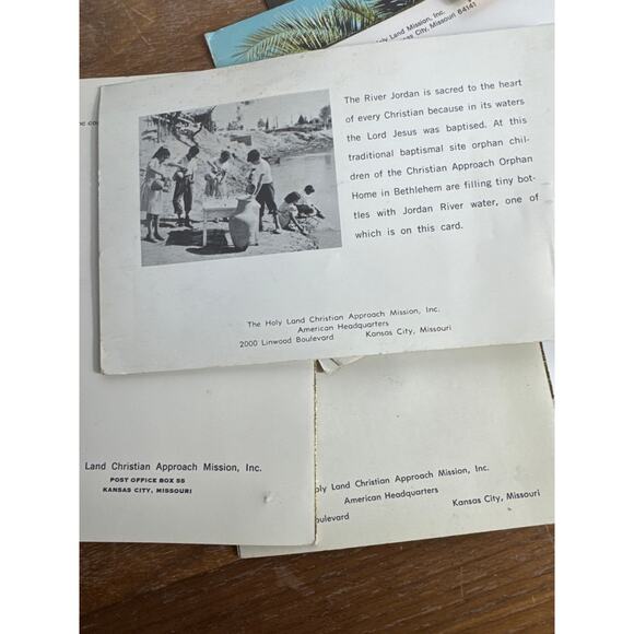 Vintage Holy Land Missions Cards Lot of 16 Unused Greeting Cards Mementos Easter - Picture 6 of 11